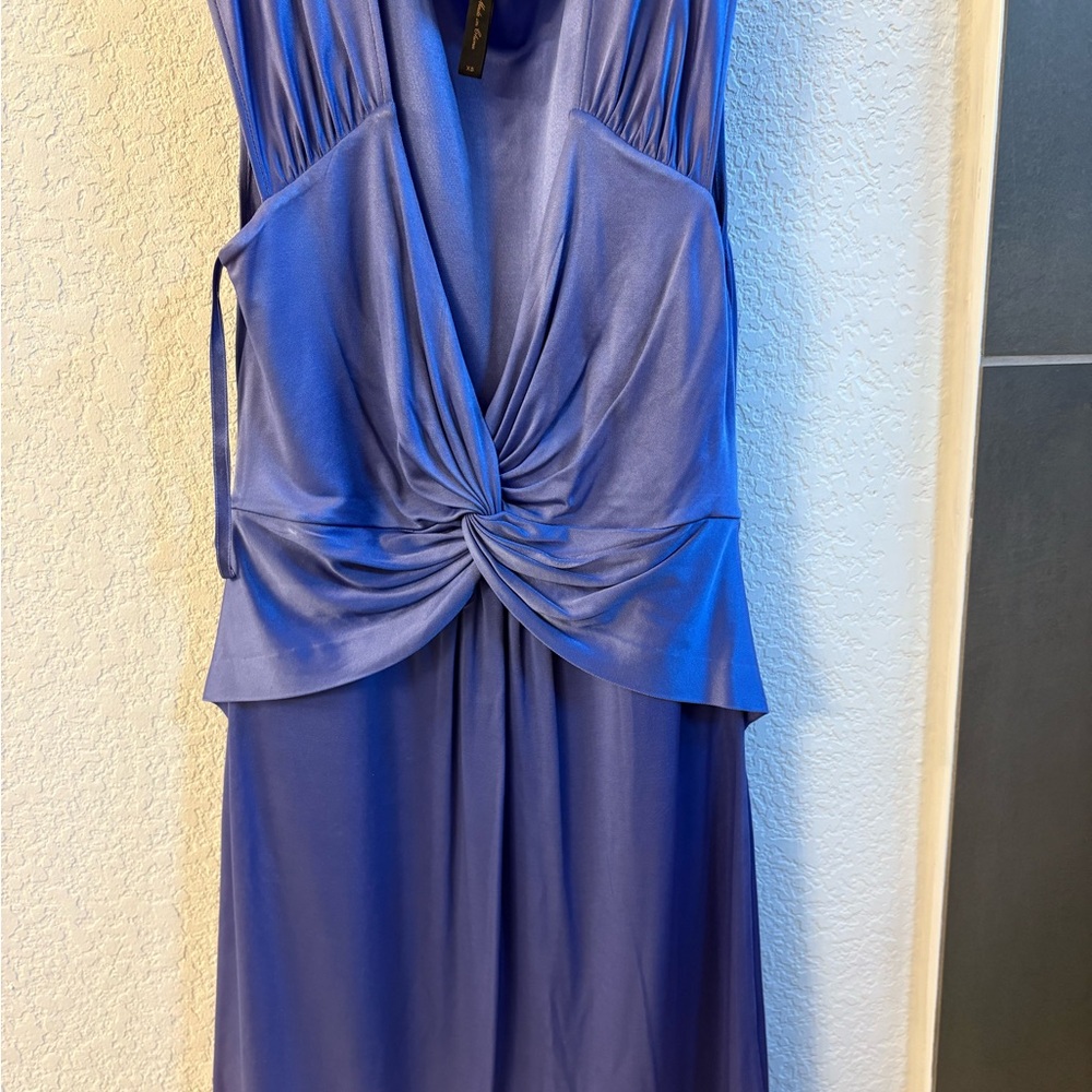BCBGMaxAzria Blue Midi Dress